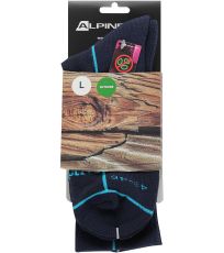 Unisex ponožky BANFF 2 ALPINE PRO mood indigo
