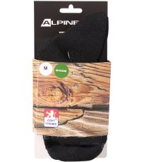 Outdoorové antibakteriální ponožky KEROWE ALPINE PRO černá