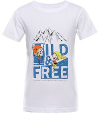 Dětské triko z organické bavlny ECOMO 3 ALPINE PRO bílá