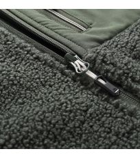 Pánská hřejivá fleece vesta OFES ALPINE PRO petrol