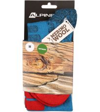 Unisex podkolenky s merinou vlnou RODE ALPINE PRO brilliant blue