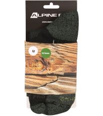 Unisex antibakteriální ponožky KEROWE ALPINE PRO černá