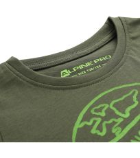 Dětské triko z organické bavlny ECOMO 2 ALPINE PRO rifle green