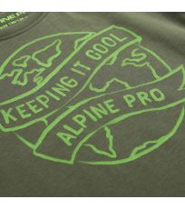 Dětské triko z organické bavlny ECOMO 2 ALPINE PRO rifle green