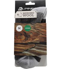 Unisex ponožky GENTIN 2 ALPINE PRO tmavě šedá