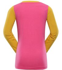 Dětské triko s dlouhým rukávem TOWERO 4 ALPINE PRO pink glo