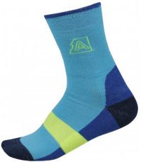 Dětské vlněné ponožky INDO ALPINE PRO Blue aster